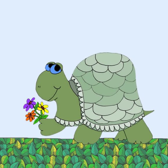 Turtle Planter with Barrel Cactus and Gift Card - Picture 4 of 7